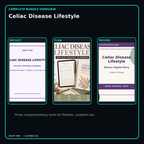 Celiac Disease Lifestyle complete three-product digital bundle overview