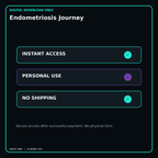 Endometriosis Journey secure digital download personal-use and no-shipping notice