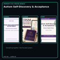 Autism Self-Discovery & Acceptance premium digital journal planner and diary bundle cover