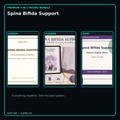 Spina Bifida Support premium digital journal planner and diary bundle cover