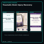 Traumatic Brain Injury Recovery complete three-product digital bundle overview