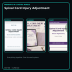 Spinal Cord Injury Adjustment premium digital journal planner and diary bundle cover