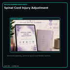 Spinal Cord Injury Adjustment deluxe digital planner features and flexible organization