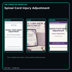 Spinal Cord Injury Adjustment connected journal planner diary workflow and customer benefits