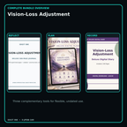 Vision-Loss Adjustment complete three-product digital bundle overview