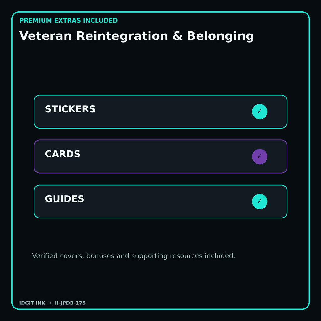Veteran Reintegration & Belonging stickers cards covers guides and verified bundle bonuses