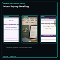 Moral Injury Healing premium digital journal planner and diary bundle cover