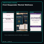 First Responder Mental Wellness complete three-product digital bundle overview