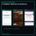 Firefighter Wellness & Resilience premium digital journal planner and diary bundle cover