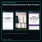 Veteran Entrepreneurship & New Purpose complete three-product digital bundle overview