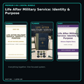Life After Military Service: Identity & Purpose premium digital journal planner and diary bundle cover