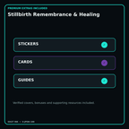 Stillbirth Remembrance & Healing stickers cards covers guides and verified bundle bonuses