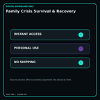 Family Crisis Survival & Recovery secure digital download personal-use and no-shipping notice