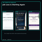 Job Loss & Starting Again connected journal planner diary workflow and customer benefits