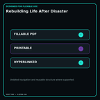 Rebuilding Life After Disaster fillable printable and hyperlinked digital features