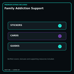 Family Addiction Support stickers cards covers guides and verified bundle bonuses