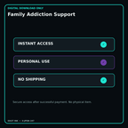 Family Addiction Support secure digital download personal-use and no-shipping notice