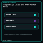 Supporting a Loved One With Mental Illness fillable printable and hyperlinked digital features