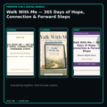 Walk With Me — 365 Days of Hope, Connection & Forward Steps premium digital journal planner and diary bundle cover