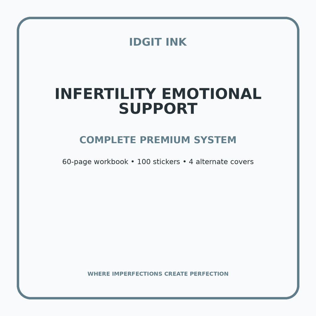 Infertility Emotional Support Digital Journal – Deluxe 500-Page Planner — listing image 2 of 4