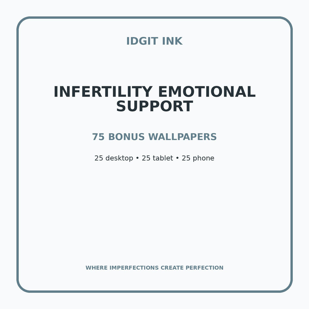 Infertility Emotional Support Digital Journal – Deluxe 500-Page Planner — listing image 3 of 4