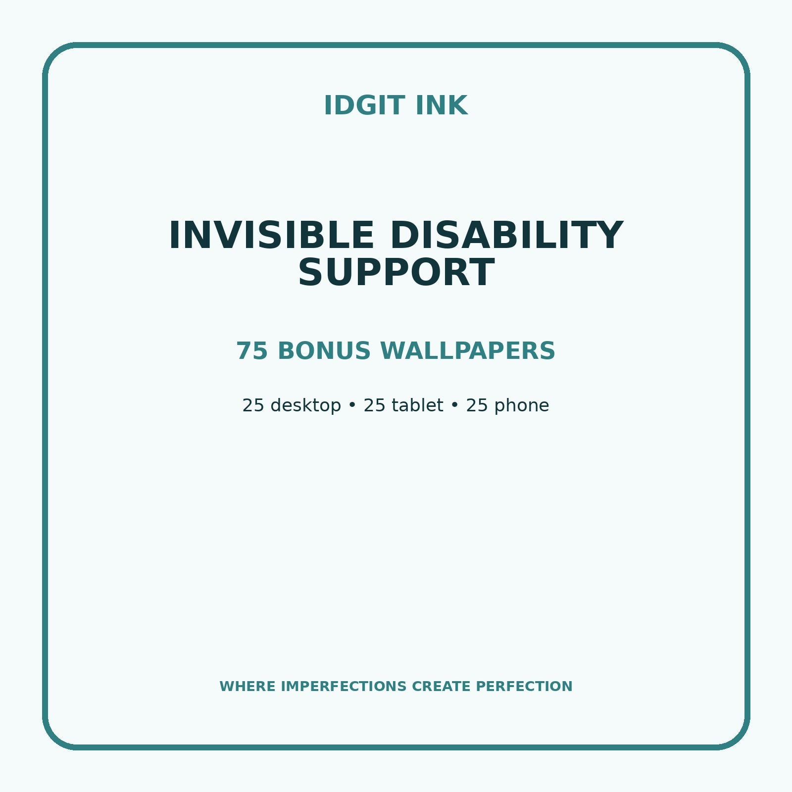 Invisible Disability Support Digital Journal – Deluxe 500-Page Planner — listing image 3 of 4
