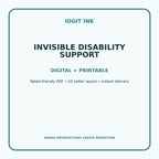Invisible Disability Support Digital Journal – Deluxe 500-Page Planner — listing image 4 of 4