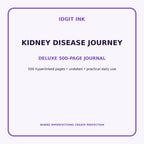 Kidney Disease Journey Digital Journal – Deluxe 500-Page Planner — listing image 1 of 4
