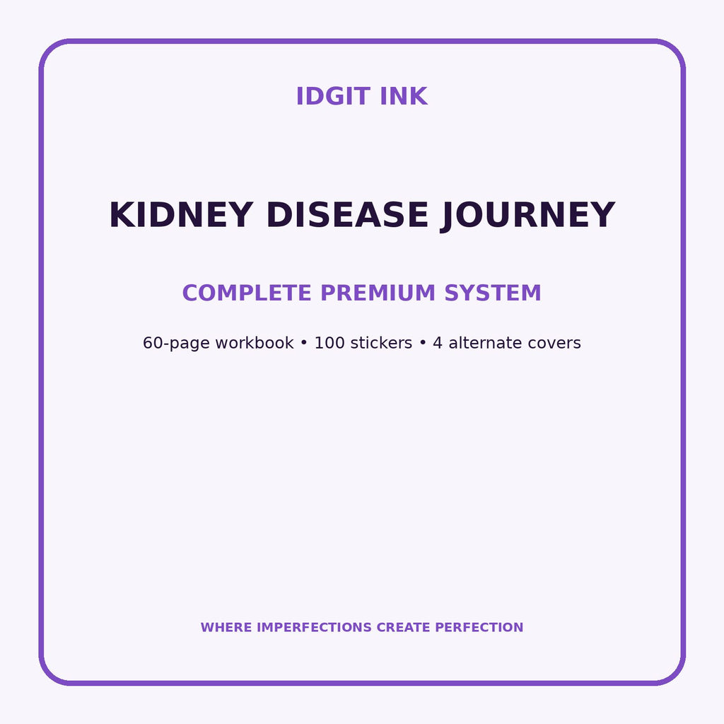 Kidney Disease Journey Digital Journal – Deluxe 500-Page Planner — listing image 2 of 4