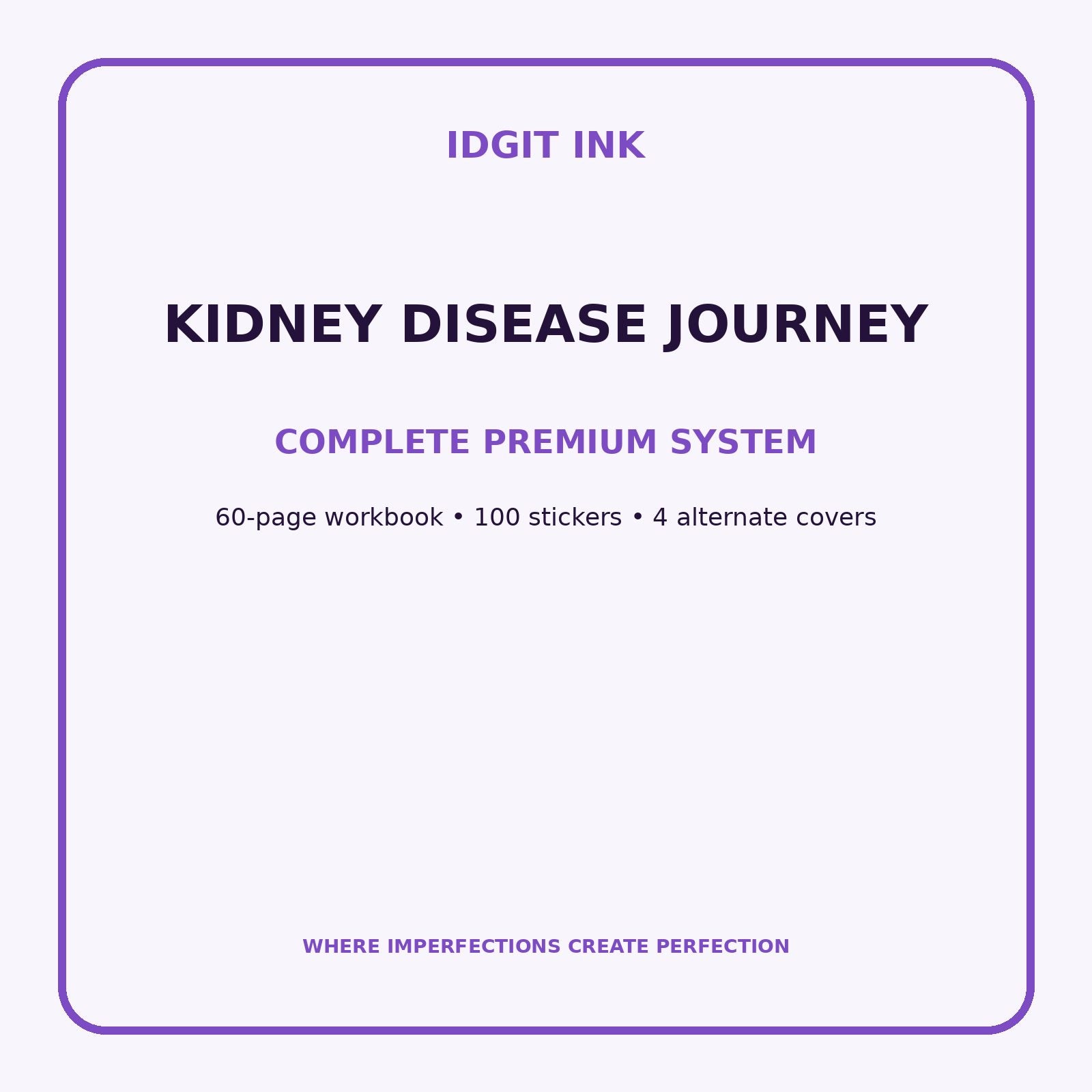 Kidney Disease Journey Digital Journal – Deluxe 500-Page Planner — listing image 2 of 4