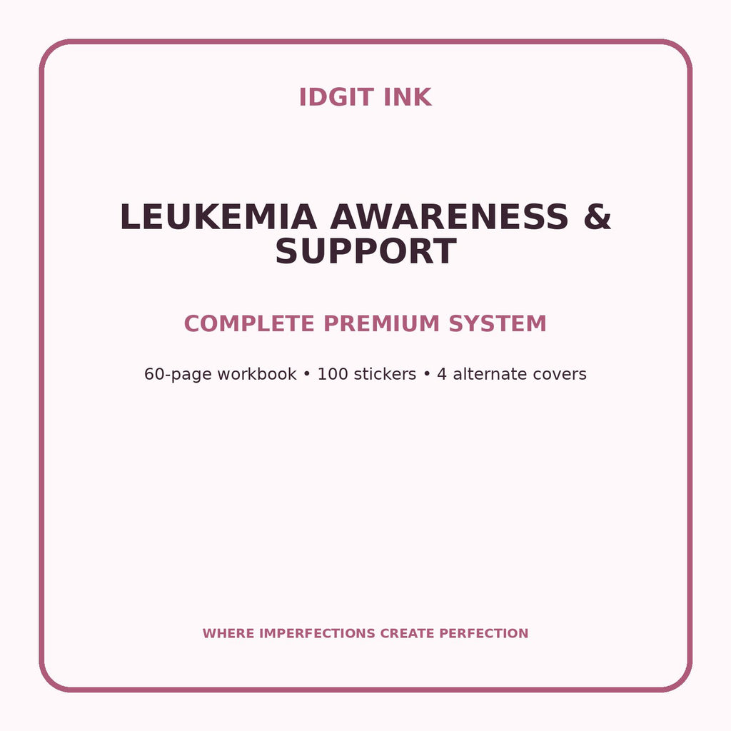 Leukemia Awareness & Support Digital Journal – Deluxe 500-Page Planner — listing image 2 of 4