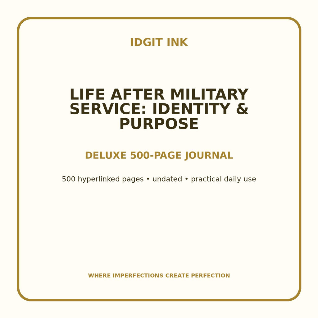 Life After Military Service: Identity & Purpose Digital Journal – Deluxe 500-Page Planner — listing image 1 of 4