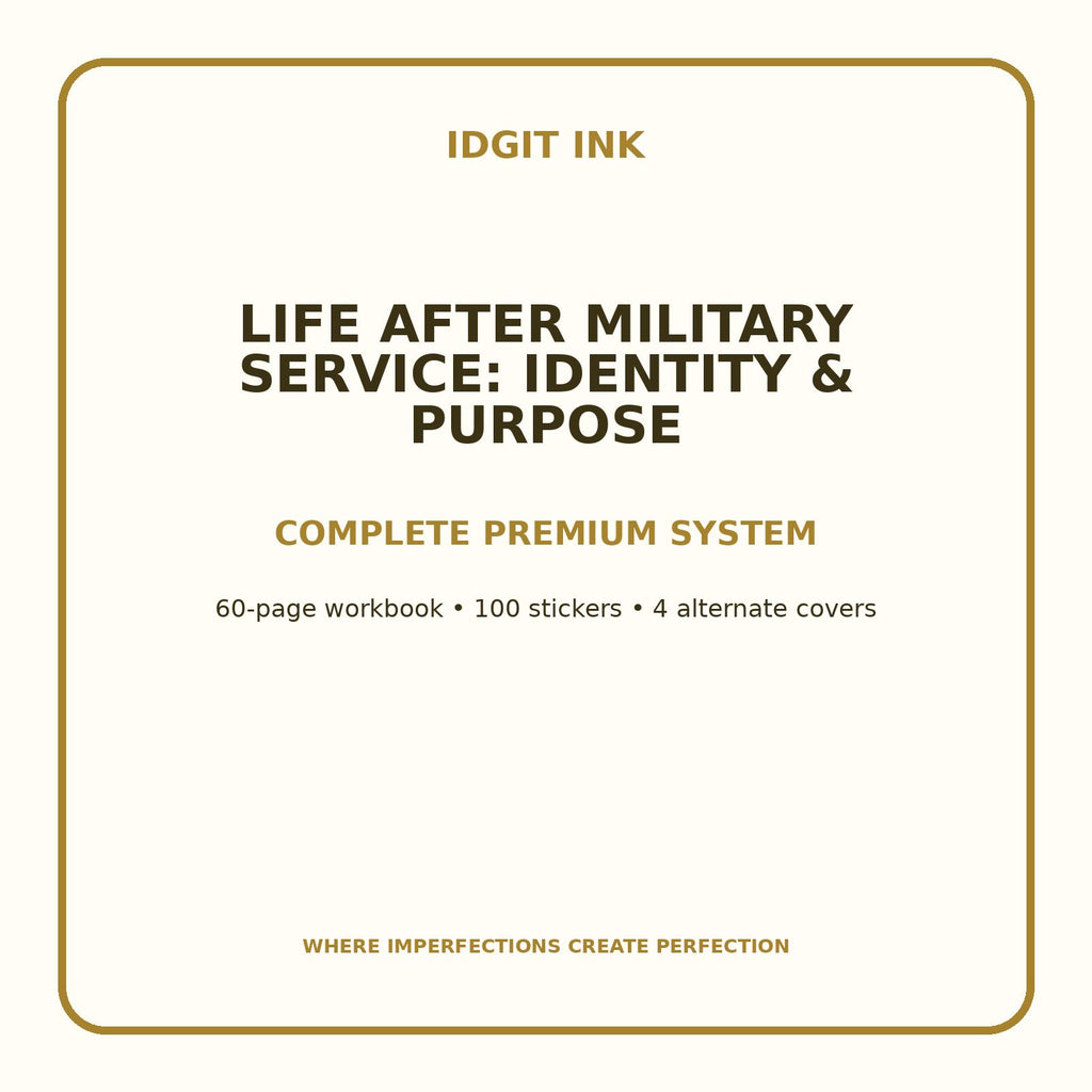 Life After Military Service: Identity & Purpose Digital Journal – Deluxe 500-Page Planner — listing image 2 of 4
