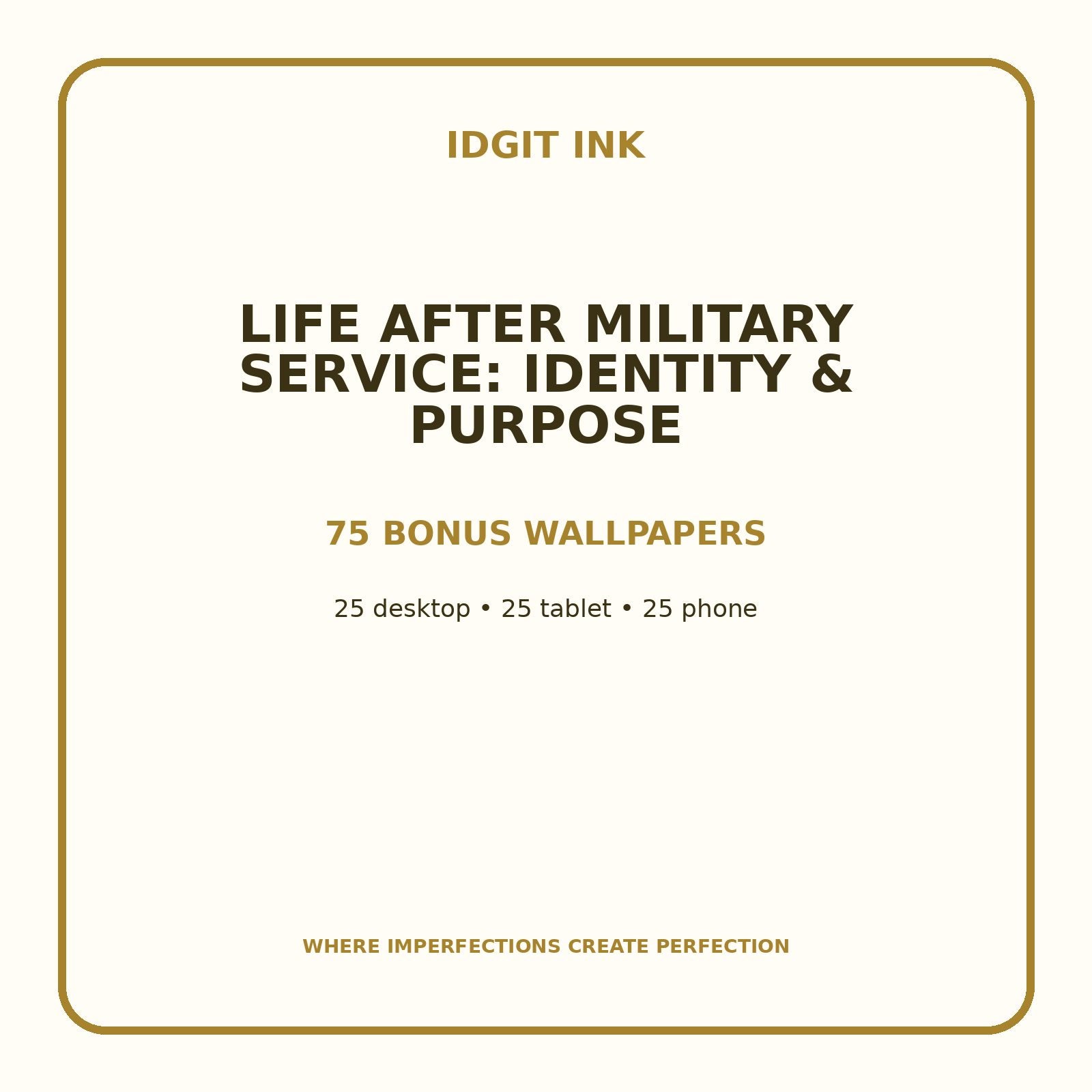 Life After Military Service: Identity & Purpose Digital Journal – Deluxe 500-Page Planner — listing image 3 of 4