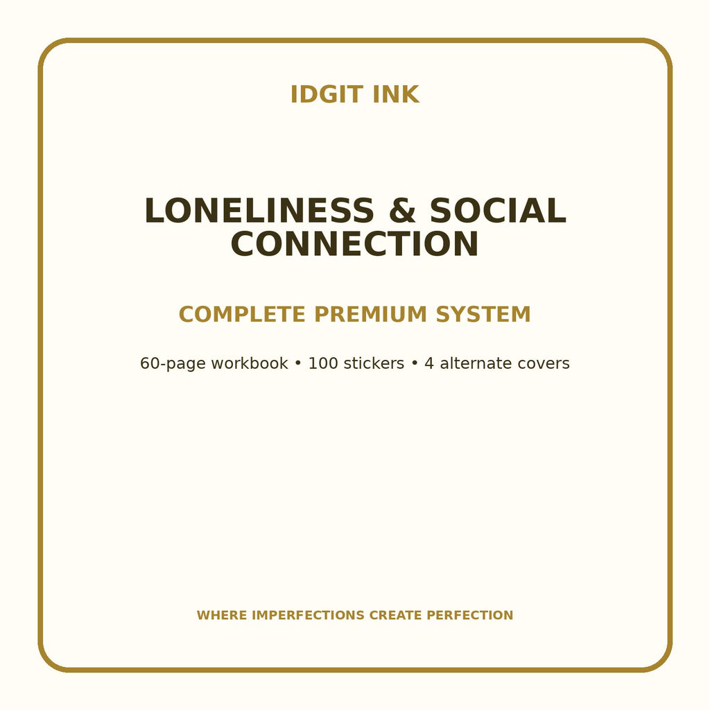 Loneliness & Social Connection Digital Journal – Deluxe 500-Page Planner — listing image 2 of 4