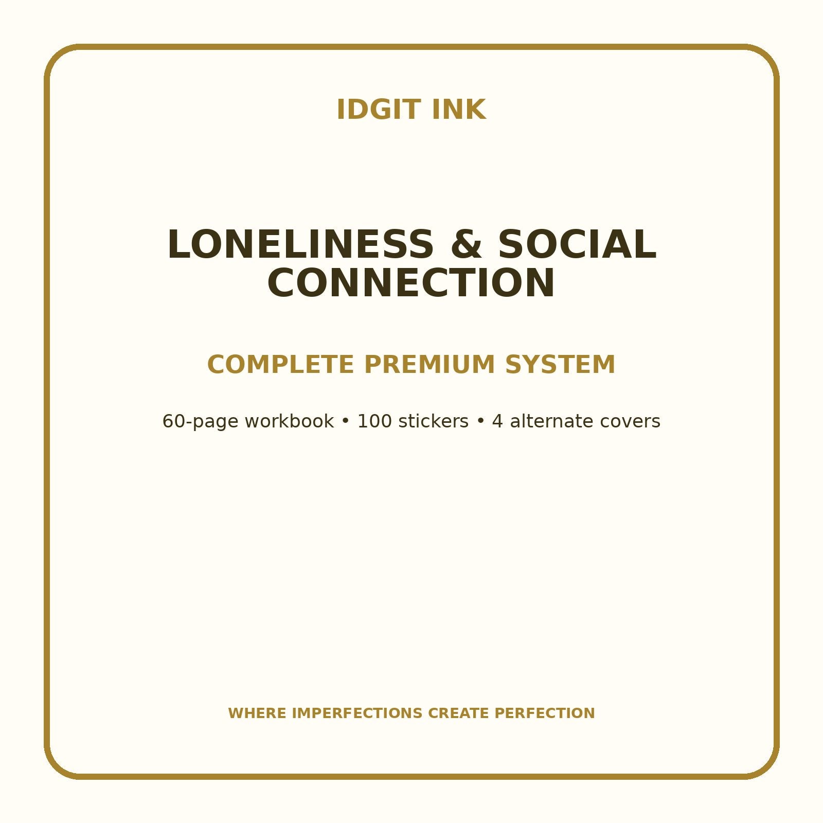 Loneliness & Social Connection Digital Journal – Deluxe 500-Page Planner — listing image 2 of 4