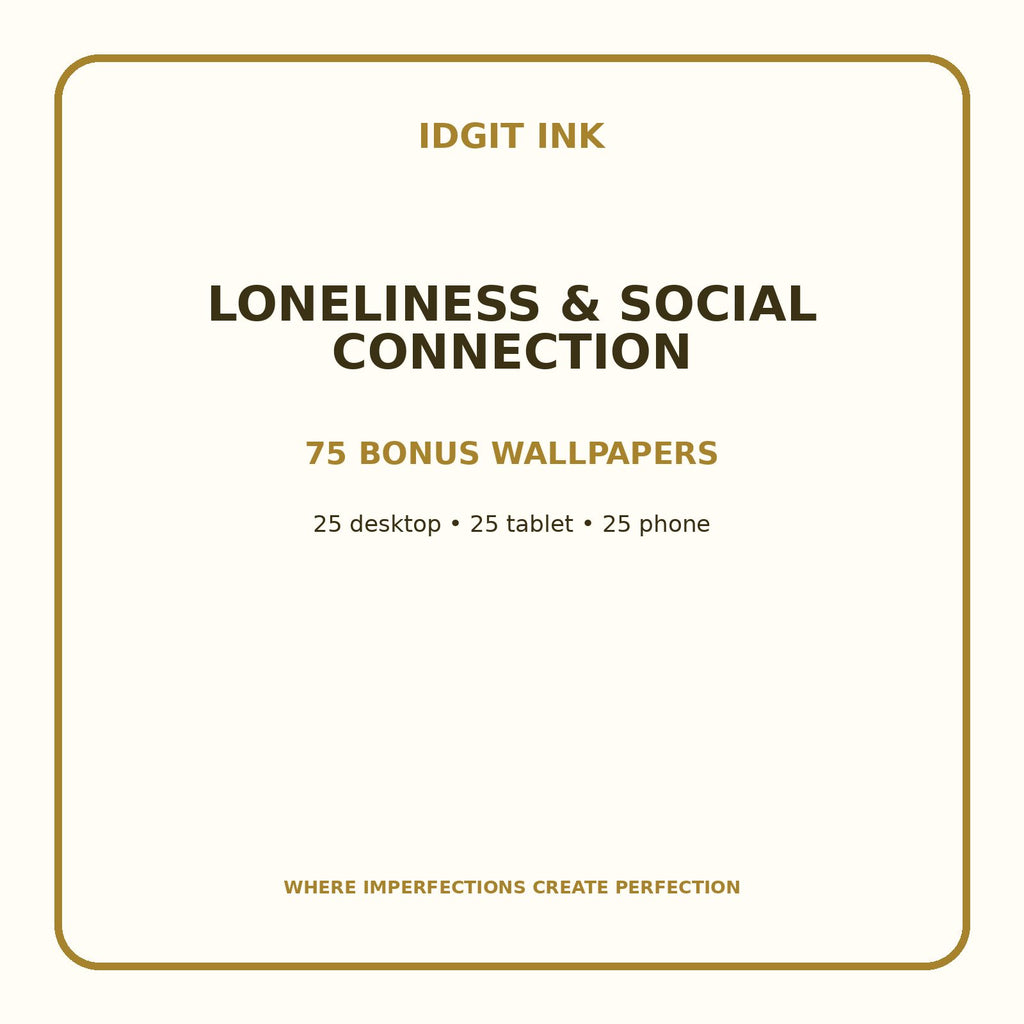 Loneliness & Social Connection Digital Journal – Deluxe 500-Page Planner — listing image 3 of 4
