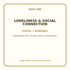 Loneliness & Social Connection Digital Journal – Deluxe 500-Page Planner — listing image 4 of 4