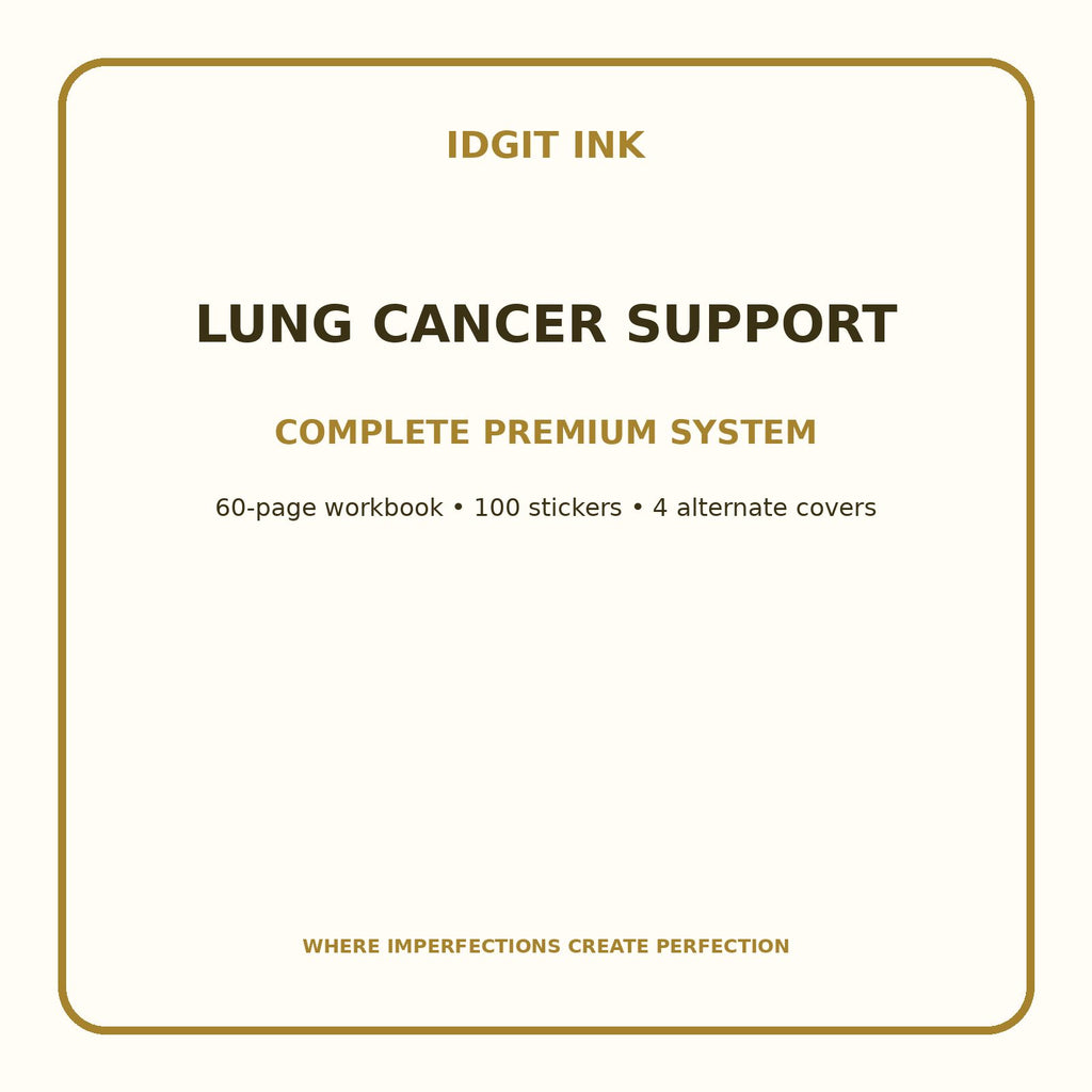 Lung Cancer Support Digital Journal – Deluxe 500-Page Planner — listing image 2 of 4