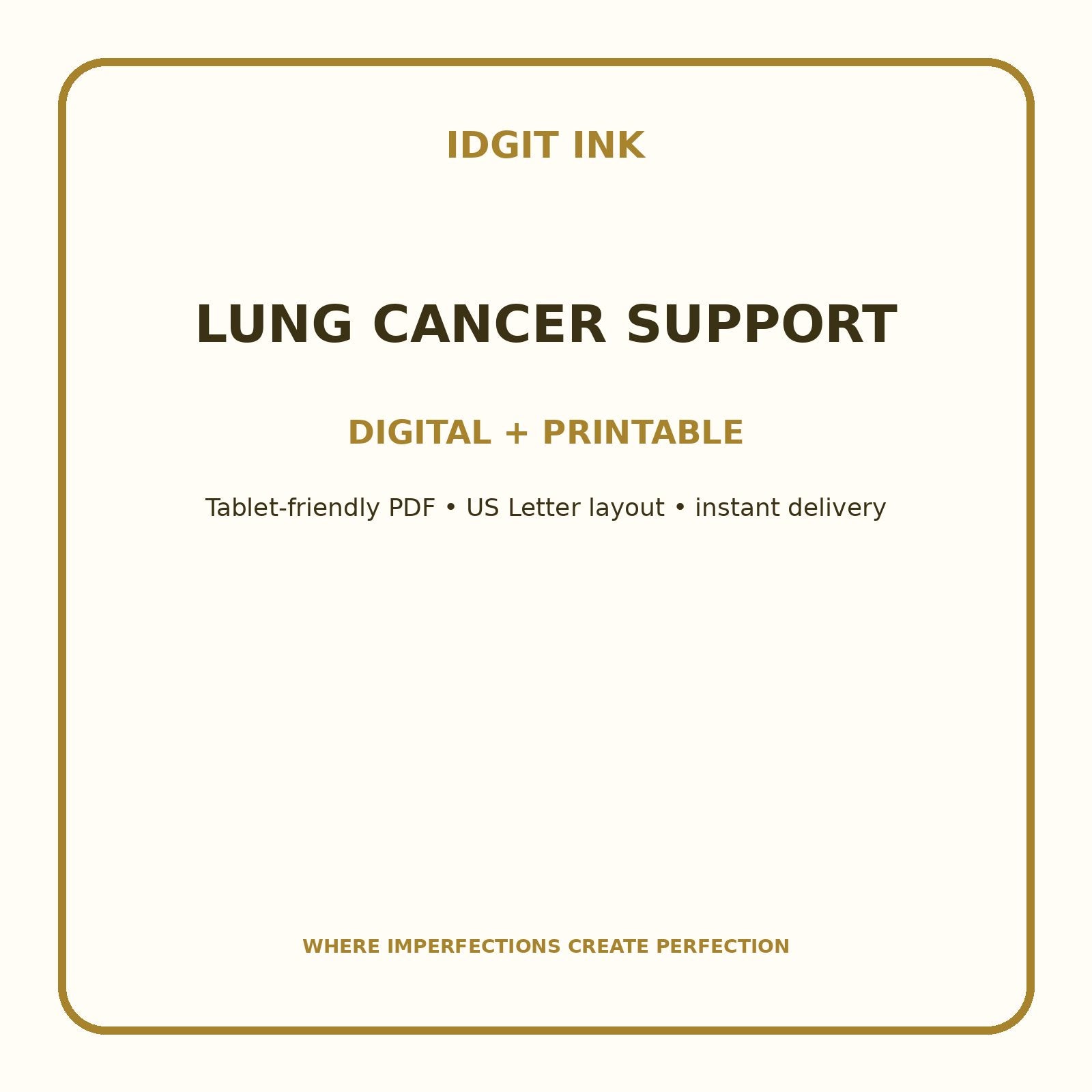 Lung Cancer Support Digital Journal – Deluxe 500-Page Planner — listing image 4 of 4
