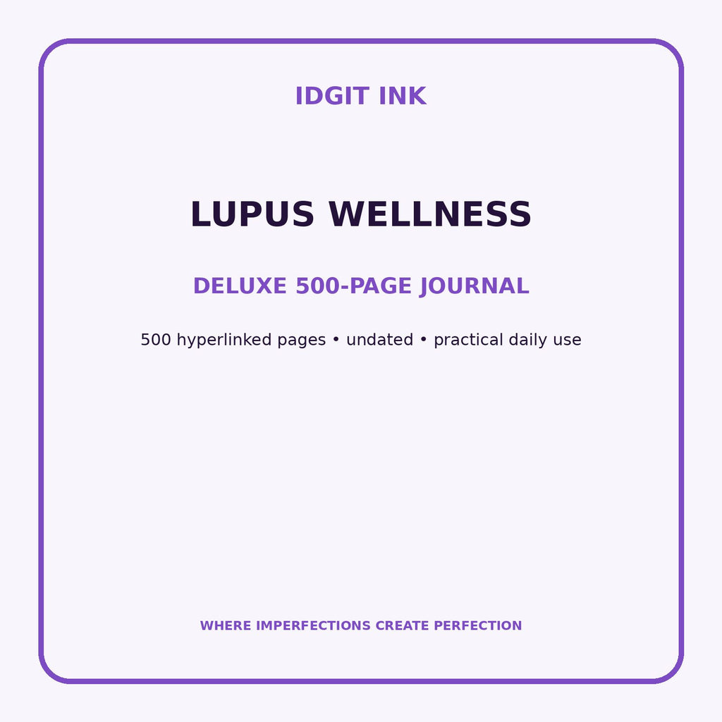 Lupus Wellness Digital Journal – Deluxe 500-Page Planner — listing image 1 of 4
