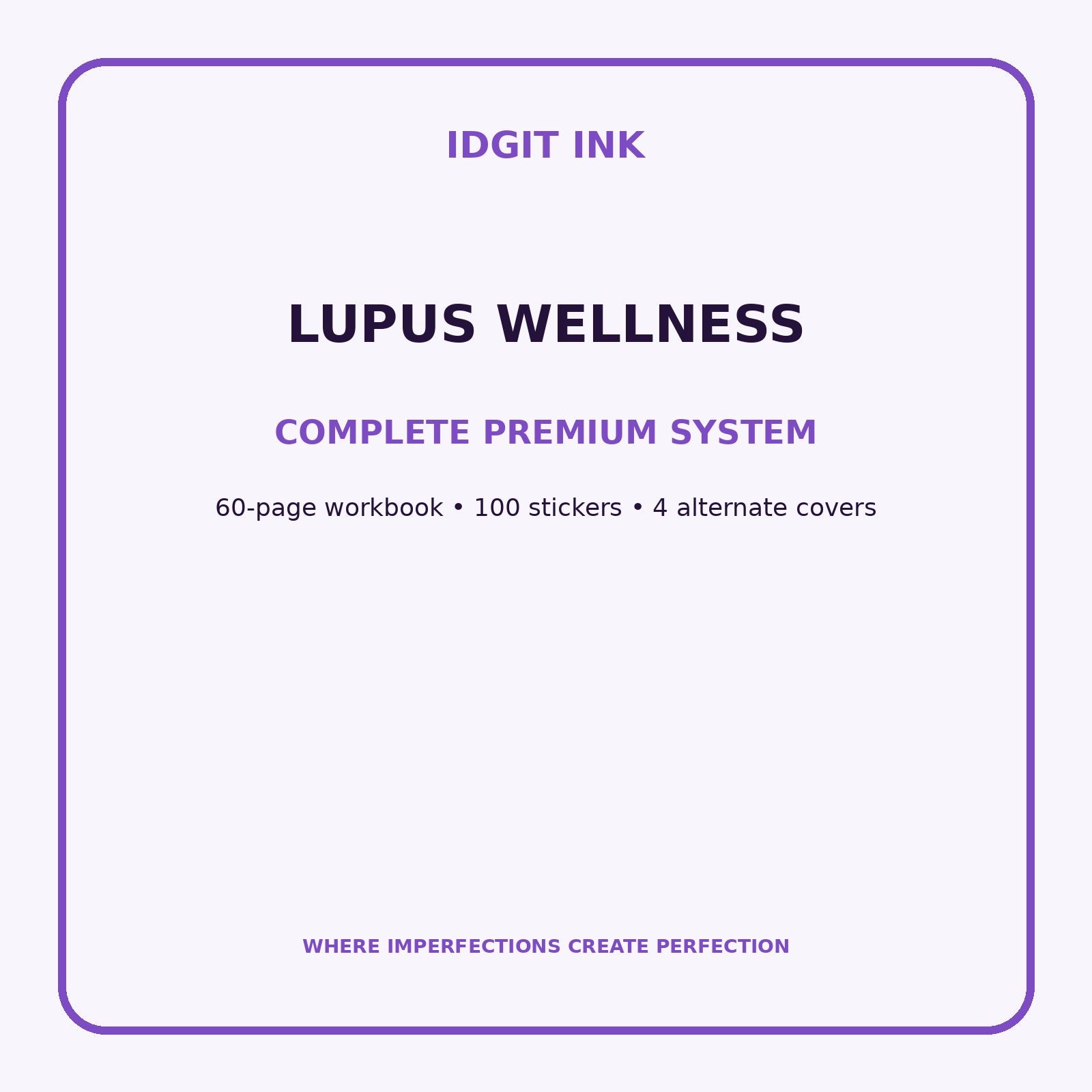 Lupus Wellness Digital Journal – Deluxe 500-Page Planner — listing image 2 of 4