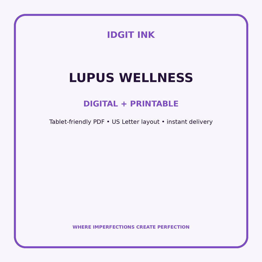 Lupus Wellness Digital Journal – Deluxe 500-Page Planner — listing image 4 of 4