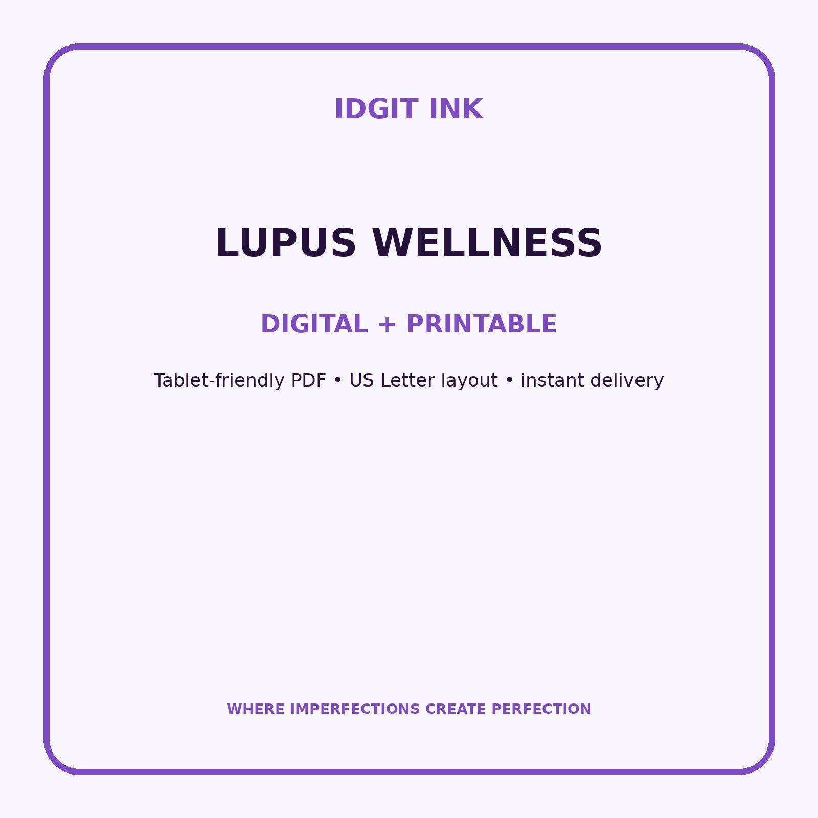 Lupus Wellness Digital Journal – Deluxe 500-Page Planner — listing image 4 of 4
