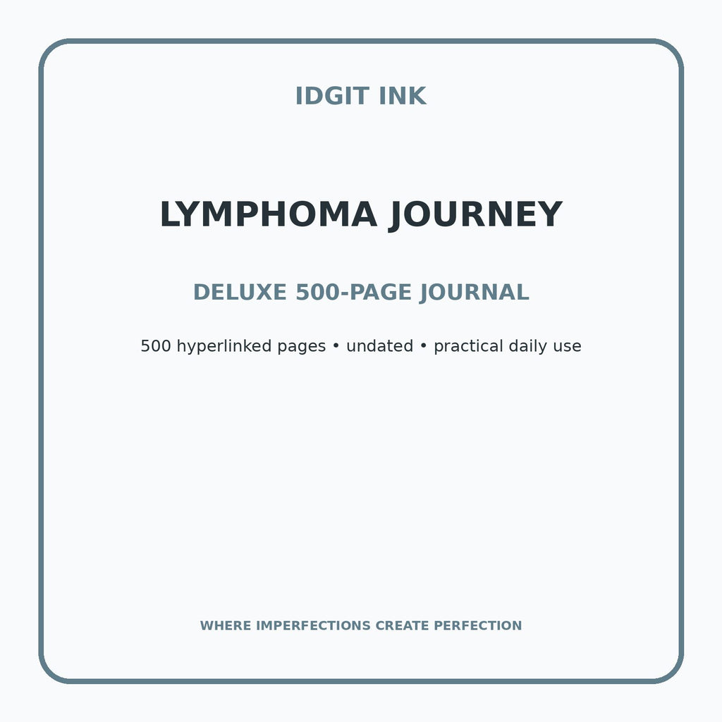 Lymphoma Journey Digital Journal – Deluxe 500-Page Planner — listing image 1 of 4