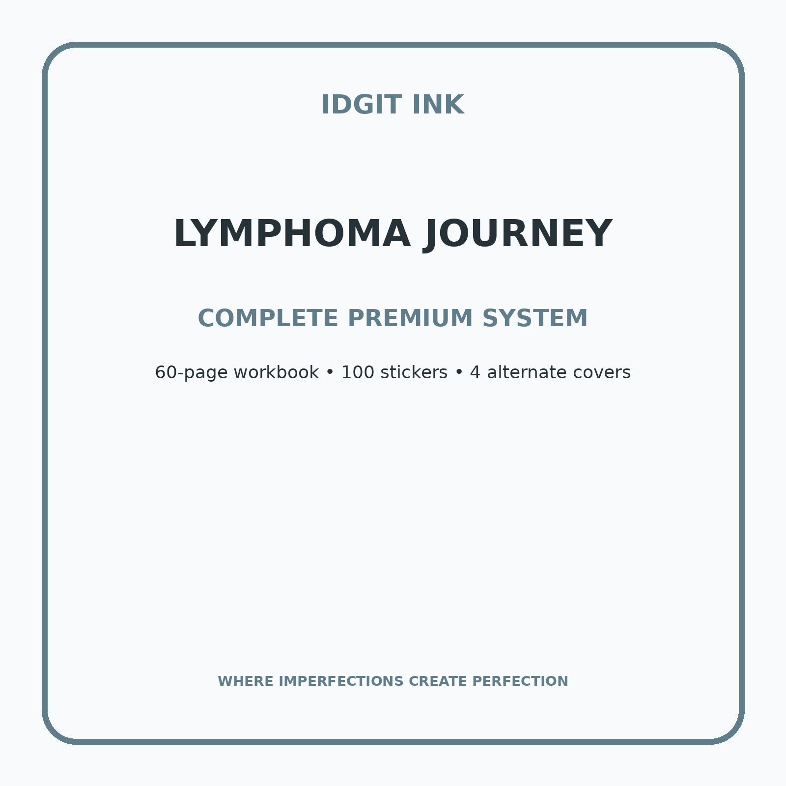 Lymphoma Journey Digital Journal – Deluxe 500-Page Planner — listing image 2 of 4