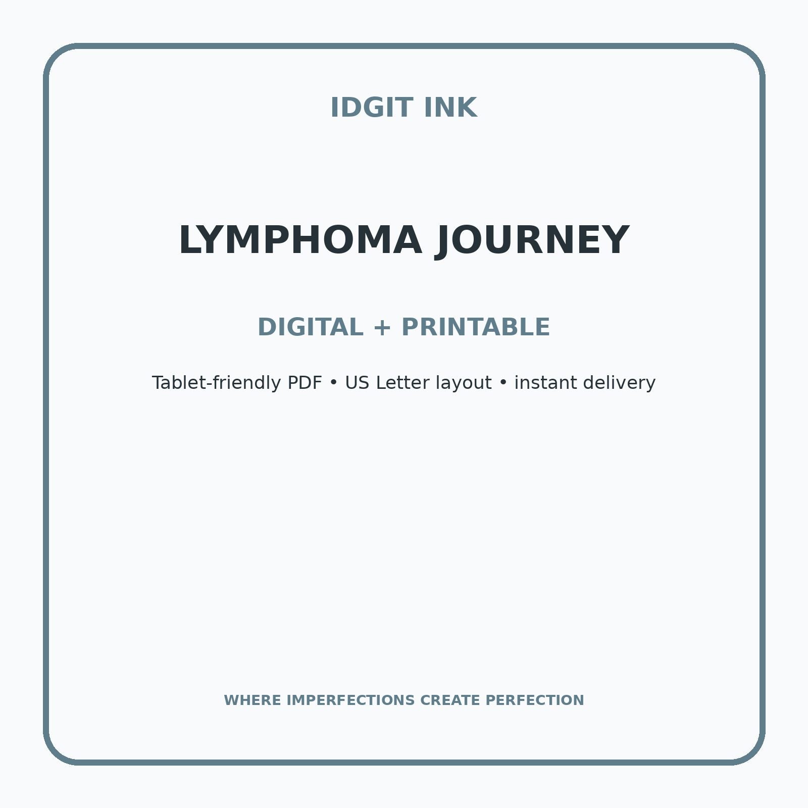 Lymphoma Journey Digital Journal – Deluxe 500-Page Planner — listing image 4 of 4