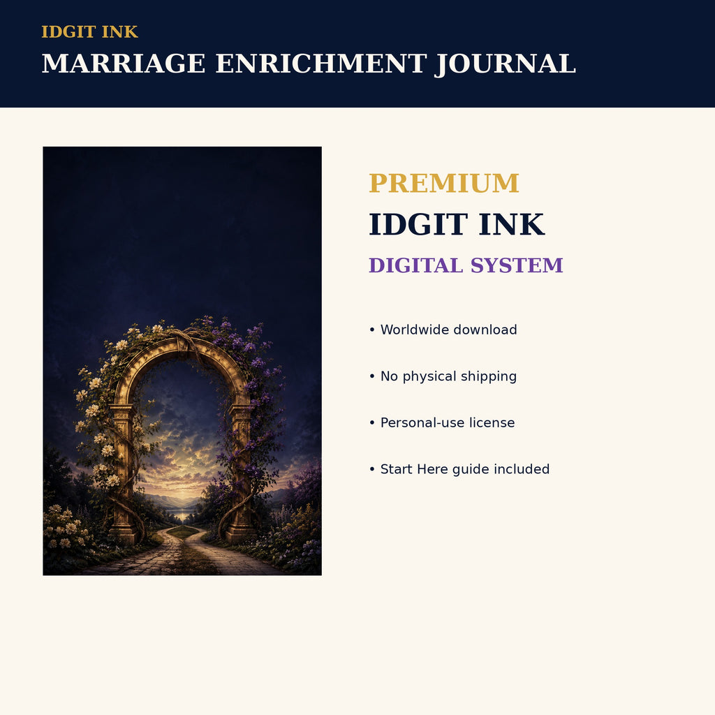Idgit Ink Marriage Enrichment digital journal — 75 device wallpapers preview
