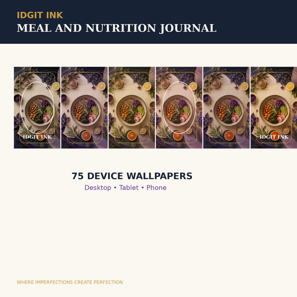 Idgit Ink Meal and Nutrition digital journal — 75 device wallpapers preview