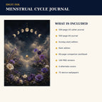 Idgit Ink Menstrual-Cycle digital journal — four alternate journal covers